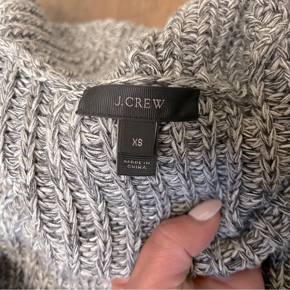 J. Crew Gray Women's Cardigan Sweater - Picture 10 of 11